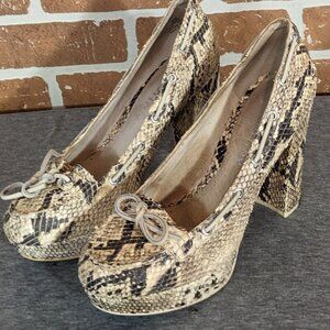 Sperry Reptile Platform Heels